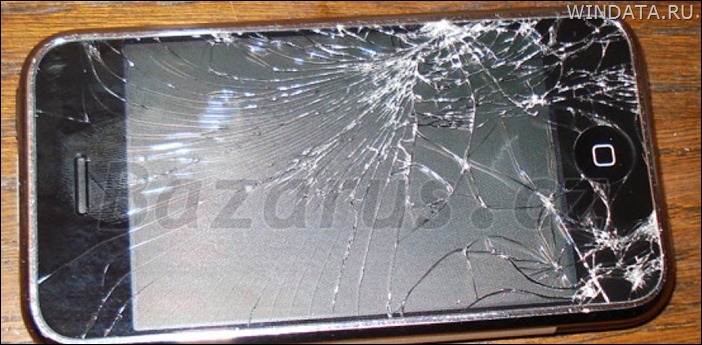 iphone разбитый экран