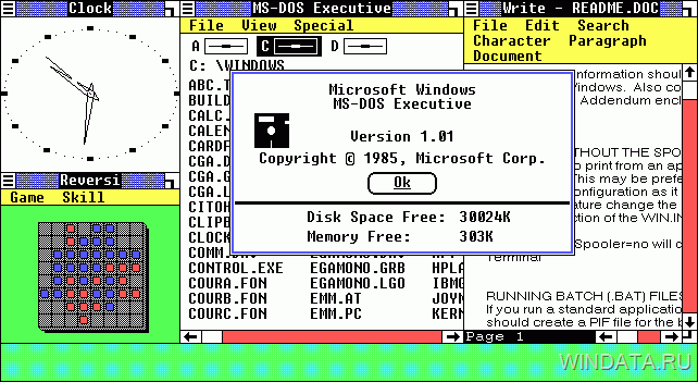 microsoft windows 1.0