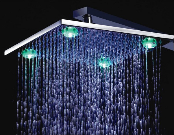 светодиодный душ с дождем